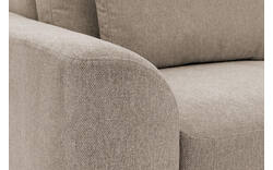 Goossens excellent loungebank princess beige stof - 8229789-01-gespiegeld
