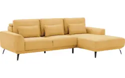 Goossens excellent loungebank princess geel stof - 8229790-01-gespiegeld