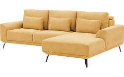 Goossens excellent loungebank princess geel stof - 8229790-01-gespiegeld
