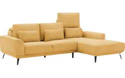 Goossens excellent loungebank princess geel stof - 8229790-01-gespiegeld