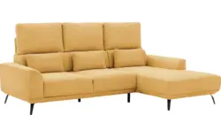 Goossens excellent loungebank princess geel stof - 8229790-01-gespiegeld