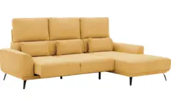 Goossens excellent loungebank princess geel stof - 8229790-01-gespiegeld
