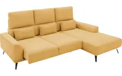 Goossens excellent loungebank princess geel stof - 8229790-01-gespiegeld