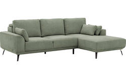 Goossens excellent loungebank princess groen stof - 8229791-01-gespiegeld