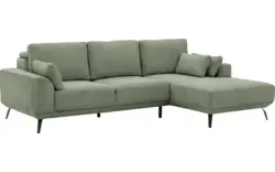 Goossens excellent loungebank princess groen stof - 8229791-01-gespiegeld