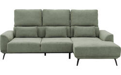 Goossens excellent loungebank princess groen stof - 8229791-01-gespiegeld