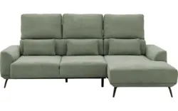 Goossens excellent loungebank princess groen stof - 8229791-01-gespiegeld