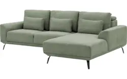 Goossens excellent loungebank princess groen stof - 8229791-01-gespiegeld
