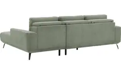 Goossens excellent loungebank princess groen stof - 8229791-01-gespiegeld