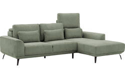Goossens excellent loungebank princess groen stof - 8229791-01-gespiegeld
