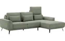 Goossens excellent loungebank princess groen stof - 8229791-01-gespiegeld