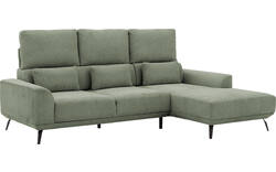Goossens excellent loungebank princess groen stof - 8229791-01-gespiegeld