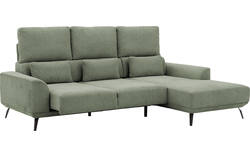 Goossens excellent loungebank princess groen stof - 8229791-01-gespiegeld