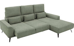 Goossens excellent loungebank princess groen stof - 8229791-01-gespiegeld