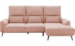 Goossens excellent loungebank princess roze stof - 8229792-01-gespiegeld