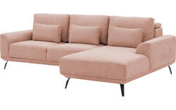 Goossens excellent loungebank princess roze stof - 8229792-01-gespiegeld