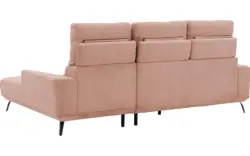 Goossens excellent loungebank princess roze stof - 8229792-01-gespiegeld