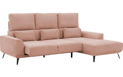 Goossens excellent loungebank princess roze stof - 8229792-01-gespiegeld