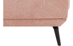 Goossens excellent loungebank princess roze stof - 8229792-01-gespiegeld