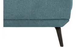 Goossens excellent loungebank princess blauw stof - 8229793-01-gespiegeld