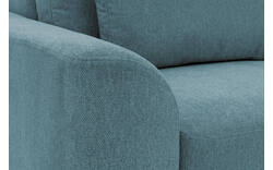 Goossens excellent loungebank princess blauw stof - 8229793-01-gespiegeld