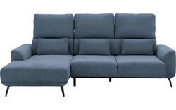 Goossens excellent loungebank princess blauw stof - 8229794-01