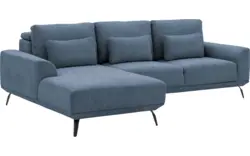 Goossens excellent loungebank princess blauw stof - 8229794-01