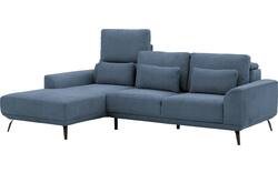 Goossens excellent loungebank princess blauw stof - 8229794-01