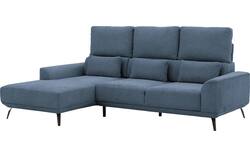 Goossens excellent loungebank princess blauw stof - 8229794-01