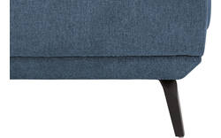 Goossens excellent loungebank princess blauw stof - 8229794-01-gespiegeld