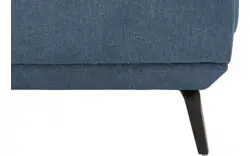 Goossens excellent loungebank princess blauw stof - 8229794-01-gespiegeld