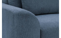 Goossens excellent loungebank princess blauw stof - 8229794-01-gespiegeld