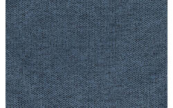 Goossens excellent loungebank princess blauw stof - 8229794-01-gespiegeld