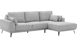 Goossens excellent loungebank princess grijs stof - 8229795-01-gespiegeld