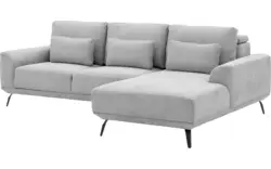Goossens excellent loungebank princess grijs stof - 8229795-01-gespiegeld