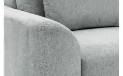 Goossens excellent loungebank princess grijs stof - 8229795-01-gespiegeld