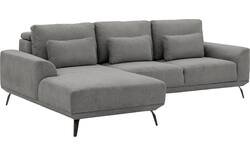 Goossens excellent loungebank princess grijs stof - 8229796-01