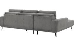 Goossens excellent loungebank princess grijs stof - 8229796-01
