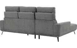 Goossens excellent loungebank princess grijs stof - 8229796-01