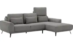 Goossens excellent loungebank princess grijs stof - 8229796-01-gespiegeld