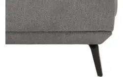 Goossens excellent loungebank princess grijs stof - 8229796-01-gespiegeld