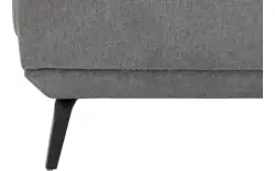 Goossens excellent loungebank princess grijs stof - 8229796-01