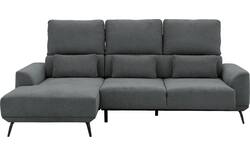 Goossens excellent loungebank princess grijs stof - 8229797-01