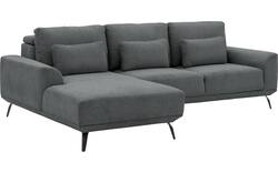 Goossens excellent loungebank princess grijs stof - 8229797-01