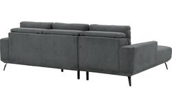 Goossens excellent loungebank princess grijs stof - 8229797-01