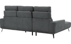 Goossens excellent loungebank princess grijs stof - 8229797-01