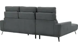 Goossens excellent loungebank princess grijs stof - 8229797-01