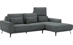 Goossens excellent loungebank princess grijs stof - 8229797-01-gespiegeld