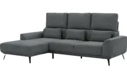 Goossens excellent loungebank princess grijs stof - 8229797-01
