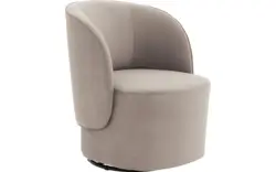Goossens draaifauteuil gando grijs stof - 8229813-01